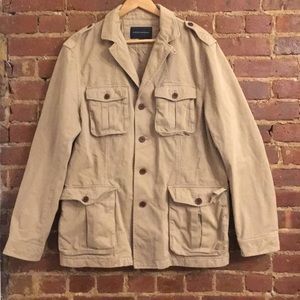 Banana Republic khaki safari jacket